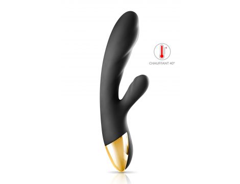 Wibrator króliczek Black Empire Heat My Queen 2 podgrzewany czarny USB - 2