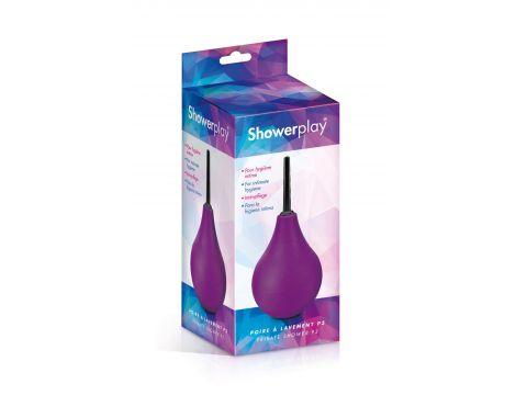 Fioletowa gruszka do lewatywy Showerplay 224ml - 2