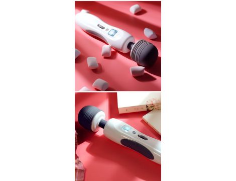 Masażer silikonowy LED B Series Cute biały USB wodoodporny - 15