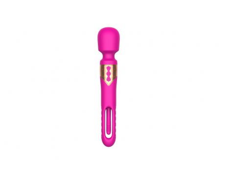 Wibrator z ruchomym języczkiem B Series Cute różowoczerwony USB - 2