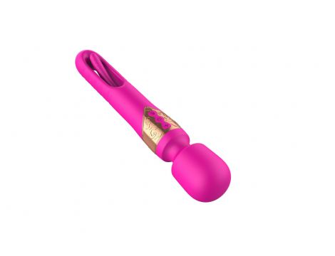 Wibrator z ruchomym języczkiem B Series Cute różowoczerwony USB - 7