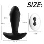 Wibrujący korek analny z tappingiem B Series Cute USB - 5