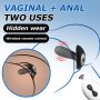 Wibrujący korek analny z tappingiem B Series Cute USB - 12