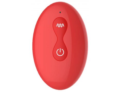 Wibrujący obracający korek analny Róża B Series Cute silikonowy USB - 6