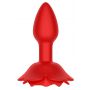 Wibrujący obracający korek analny Róża B Series Cute silikonowy USB - 5