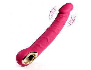 Wibrator realistyczny silikonowy B Series Cute różowy USB wodoodporny