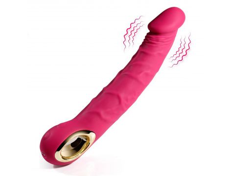 Wibrator realistyczny silikonowy B Series Cute różowy USB wodoodporny
