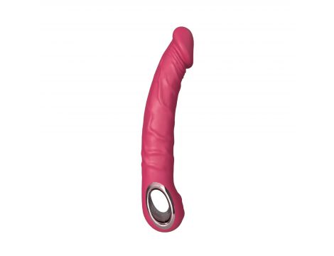 Wibrator realistyczny silikonowy B Series Cute różowy USB wodoodporny - 2