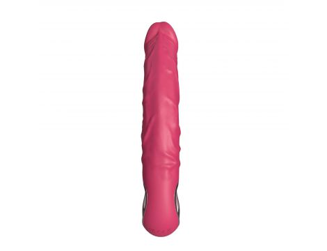 Wibrator realistyczny silikonowy B Series Cute różowy USB wodoodporny - 3