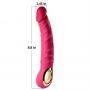Wibrator realistyczny silikonowy B Series Cute różowy USB wodoodporny - 8