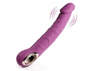 Wibrator realistyczny fioletowy B Series Cute USB wodoodporny