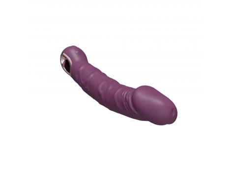 Wibrator realistyczny fioletowy B Series Cute USB wodoodporny - 4