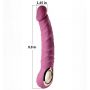 Wibrator realistyczny fioletowy B Series Cute USB wodoodporny - 8