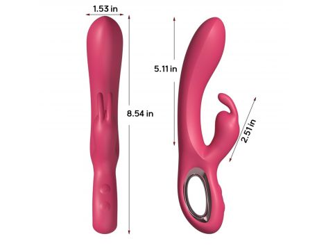 Wibrator króliczek B Series Cute różowy silikonowy wodoodporny - 2