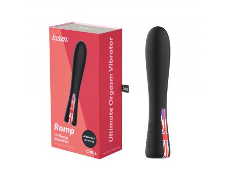 Stymulator łechtaczki Kissen Romp silikonowy 18cm 10 wzorców wodoodporny