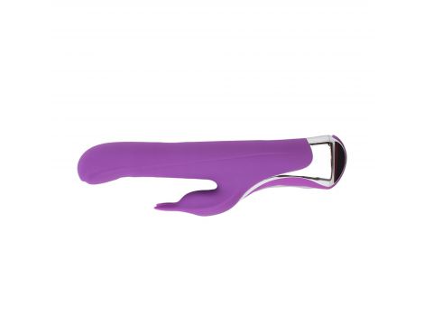 Wibrator króliczek rotujący Missile Rabbit Intimate Melody fioletowy 24 cm - 3