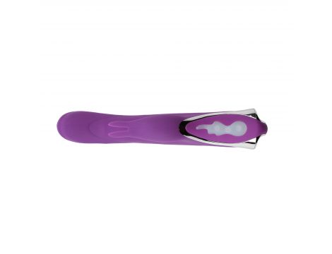 Wibrator króliczek rotujący Missile Rabbit Intimate Melody fioletowy 24 cm - 5