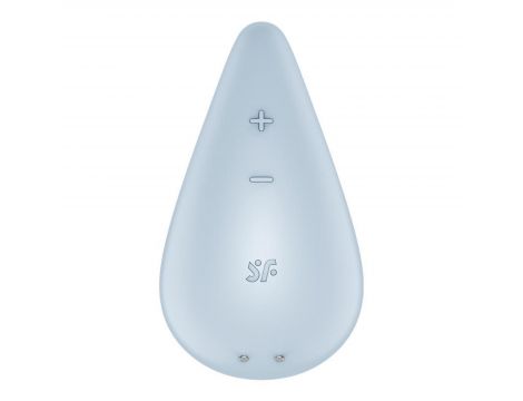 Wibrator mini Satisfyer Dew Drop niebieski silikonowy USB - 4