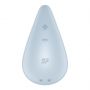 Wibrator mini Satisfyer Dew Drop niebieski silikonowy USB - 5