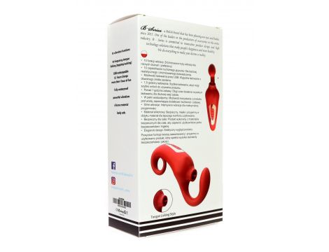 Silikonowy stymulator łechtaczki Merfi liżący języczek 10 wibracji USB - 11
