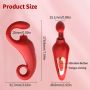 Silikonowy stymulator łechtaczki Merfi liżący języczek 10 wibracji USB - 9