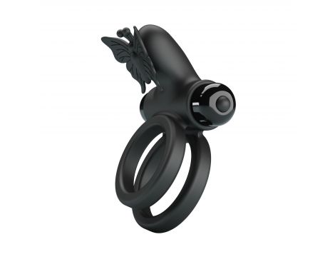Pierścień wibrujący motylkowy Pretty Love 10 funkcji silikonowy - 10