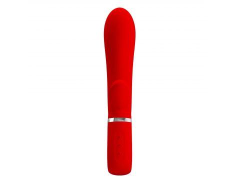 Wibrator silikonowy króliczek punktu G Pretty Love Thomas czerwony USB - 7