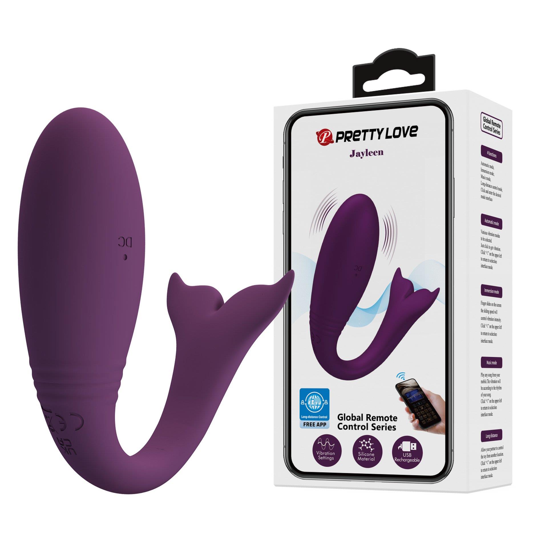Pretty Love - Jayleen, 12 Vibration Functions Mobile App Long-Distance