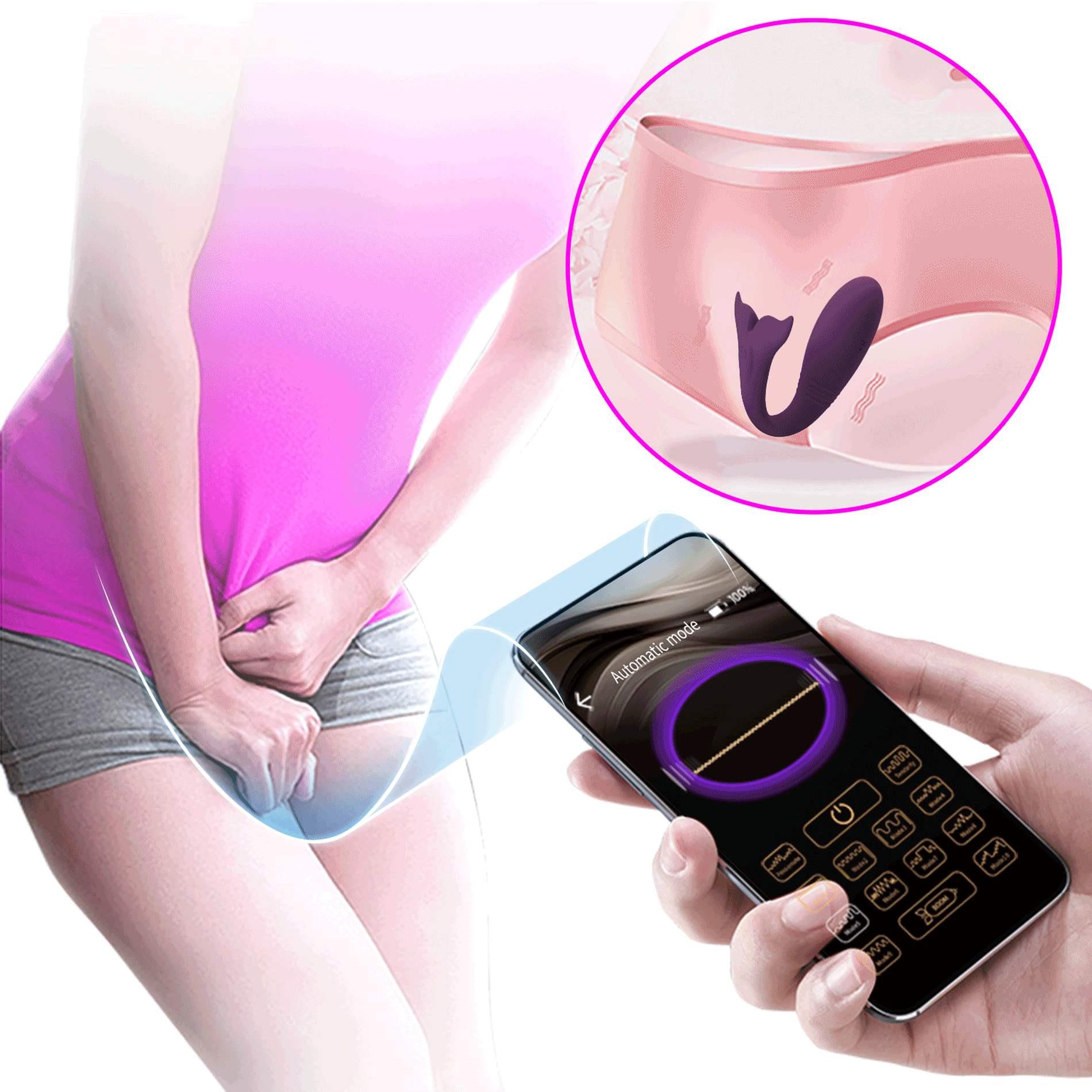 Pretty Love - Jayleen, 12 Vibration Functions Mobile App Long-Distance