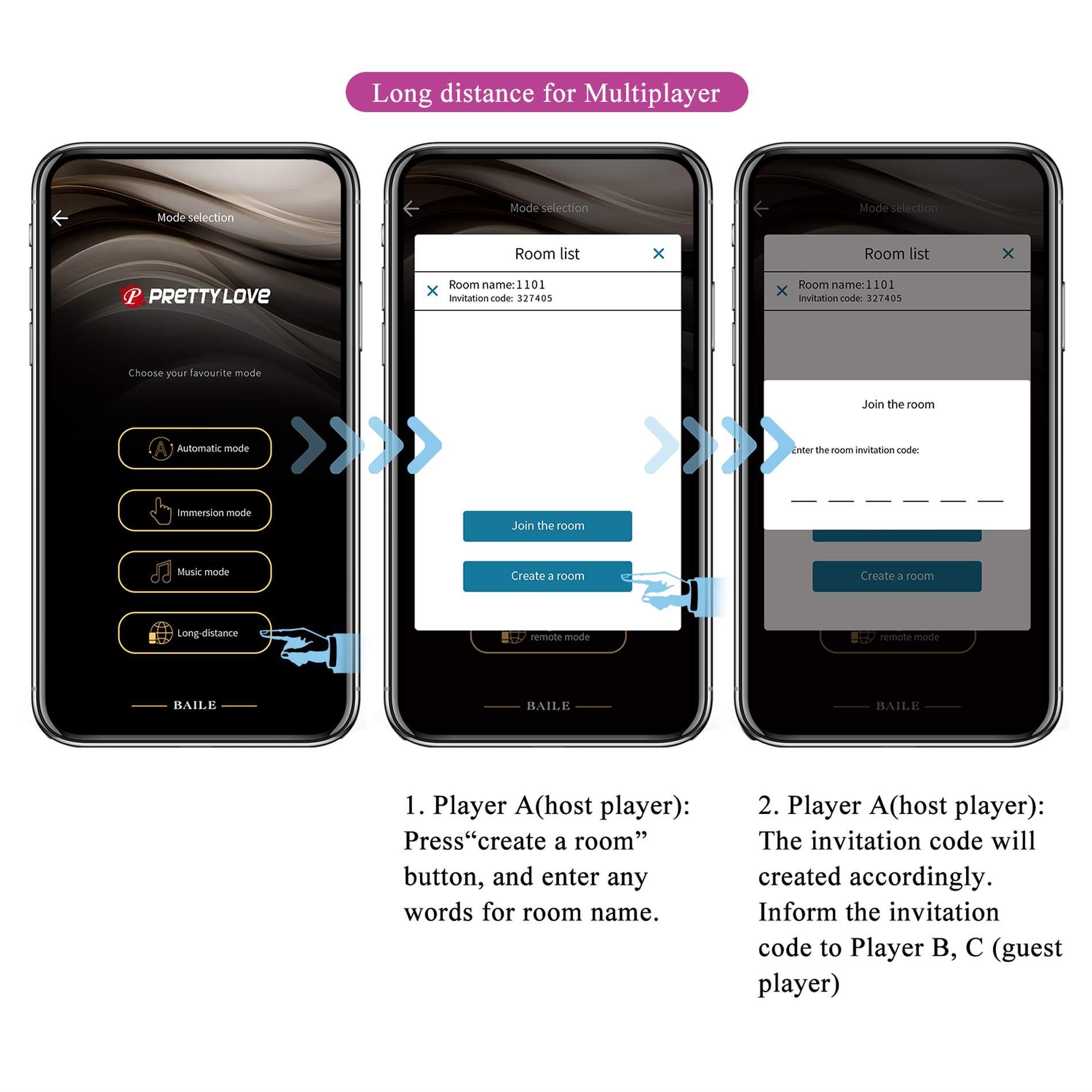 Pretty Love - Jayleen, 12 Vibration Functions Mobile App Long-Distance