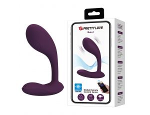 Wibrator silikonowy Pretty Love Baird fioletowy z aplikacją 12 funkcji