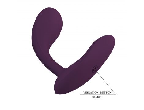 Wibrator silikonowy Pretty Love Baird fioletowy z aplikacją 12 funkcji - 5