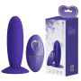 Wibrujący korek analny Pretty Love niebieski z pilotem 12 funkcji - 4