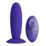 Wibrujący korek analny Pretty Love niebieski z pilotem 12 funkcji - 2