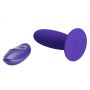 Wibrujący korek analny Pretty Love niebieski z pilotem 12 funkcji - 9