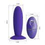 Wibrujący korek analny Pretty Love niebieski z pilotem 12 funkcji - 5