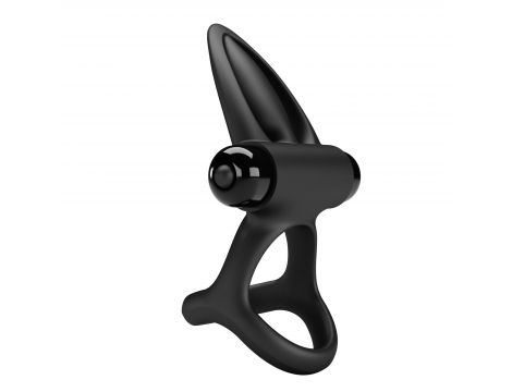 PRETTY LOVE - VIBRATION COCK RING Black, 10 vibration functions - 5