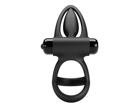 PRETTY LOVE - VIBRATION COCK RING Black, 10 vibration functions - 6