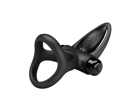 PRETTY LOVE - VIBRATION COCK RING Black, 10 vibration functions - 7