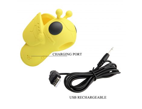 Wibrator na palec Pretty Love Super FingerMagic Bee silikonowy ładowalny - 9