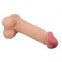 Dildo realistyczne Baile Sliding Skin cieliste giętkie 24 cm z przyssawką - 6