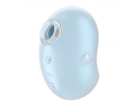 Stymulator łechtaczki Satisfyer Cutie Ghost niebieski USB wodoodporny - 6