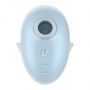Stymulator łechtaczki Satisfyer Cutie Ghost niebieski USB wodoodporny - 2