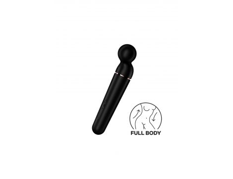 Masażer silikonowy Satisfyer Planet Wander XXL czarny różowozłoty USB - 7