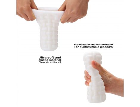 Masturbator ciasny z perełkami Dorcel Cup - 3