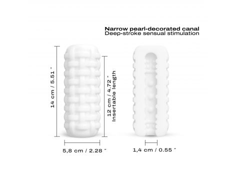 Masturbator ciasny z perełkami Dorcel Cup - 4
