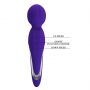 Masażer wibracyjny silikonowy Pretty Love Walter fioletowy 7 funkcji - 9