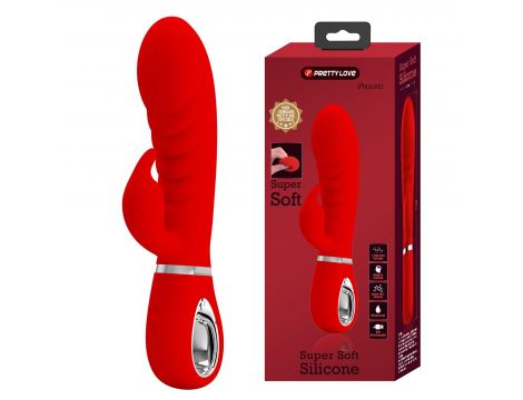 Wibrator króliczek Pretty Love Prescott czerwony 7 funkcji - 3