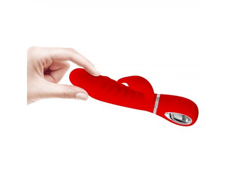 Wibrator króliczek Pretty Love Prescott czerwony 7 funkcji - 2