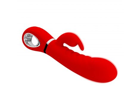 Wibrator króliczek Pretty Love Prescott czerwony 7 funkcji - 4
